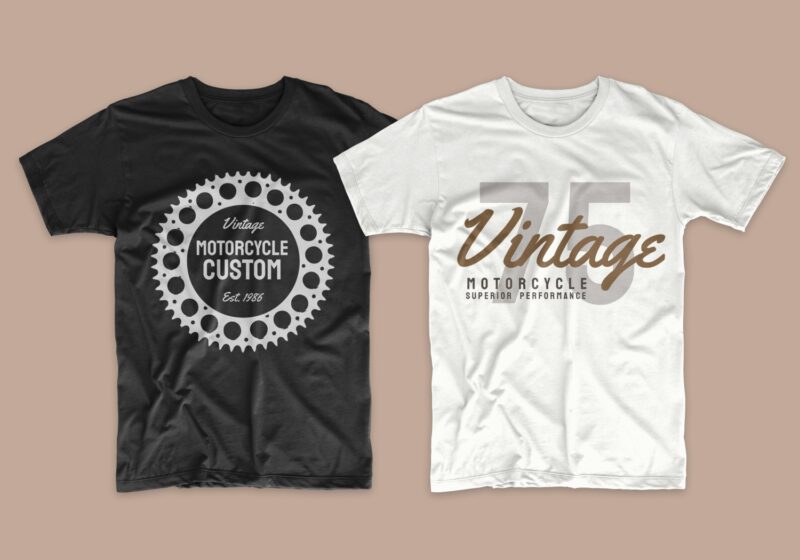 t-shirt vector Vintage motorcycle t-shirt designs bundle, Motorcycle, Rider, Biker T shirt, T shirt design vector, svg, png, pod,