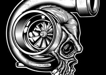 TURBO SKULL t shirt designs for sale