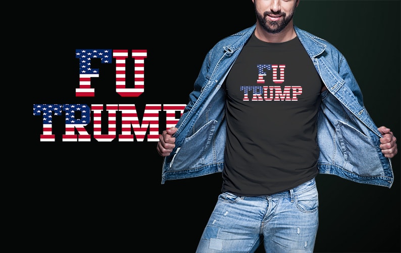 27 trump 2020 best bundles tshirt design completed with PSD File editable text