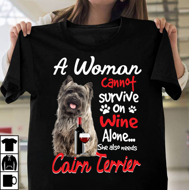 1 DESIGN 30 VERSIONS – A woman can not survive on wine alone