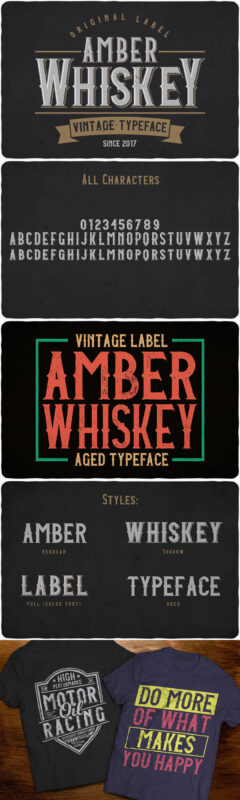 Whiskey Fonts Bundle