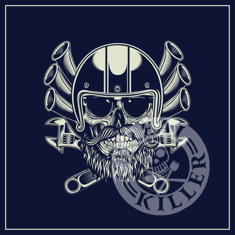 BIKER SKULL