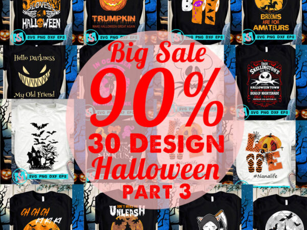 Big sale halloween svg, happy halloween svg, witch svg, cat svg, boo svg, digital download t shirt template