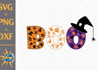 Boo SVG, PNG, DXF Digital Files