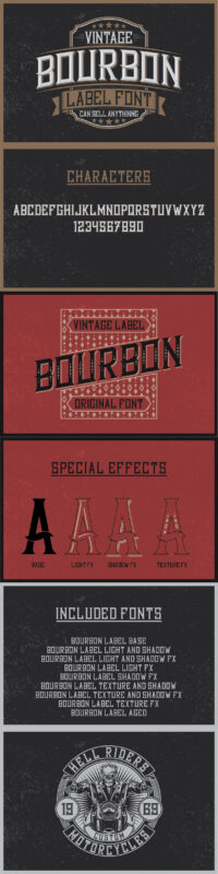 Whiskey Fonts Bundle