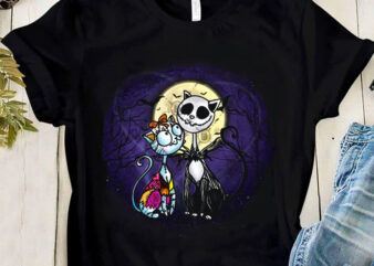 Cat Jack Skellington PNG, Halloween PNG, Jack Skellington PNG, The Nightmare Before Christmas PNG, Digital Download