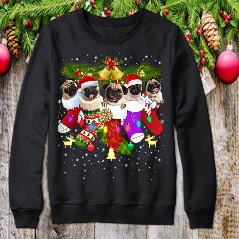 t-shirt vector Christmas Bundle 10 - 101 designs - 90% OFF