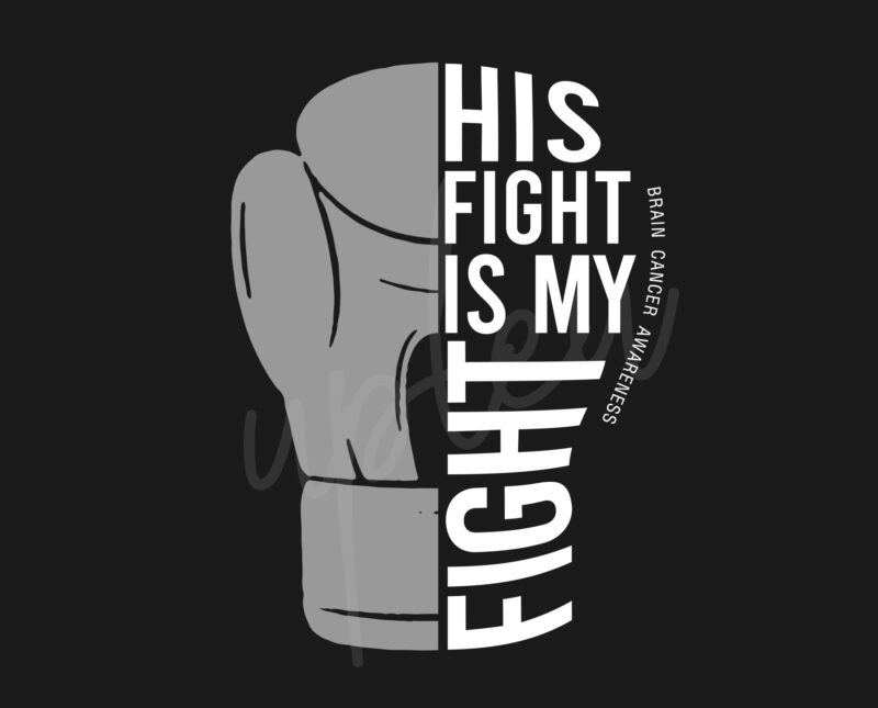 His Fight Is My Fight For Bone Cancer SVG, Bone Cancer Awareness SVG, Yellow Ribbon SVG, Fight Cancer svg, Awareness Tshirt svg, Digital Files