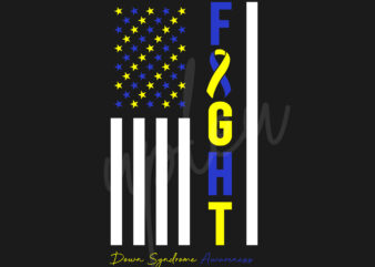 Down Syndrome SVG, Down Syndrome Awareness SVG, Yellow And Blue Ribbon SVG, Fight Cancer svg, Fight Flag svg,Awareness Tshirt svg, Digital Files