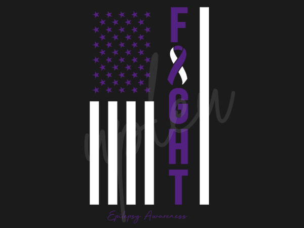 Epilepsy svg, epilepsy awareness svg, purple ribbon svg, fight cancer svg,fight flage svg, awareness tshirt svg, digital files