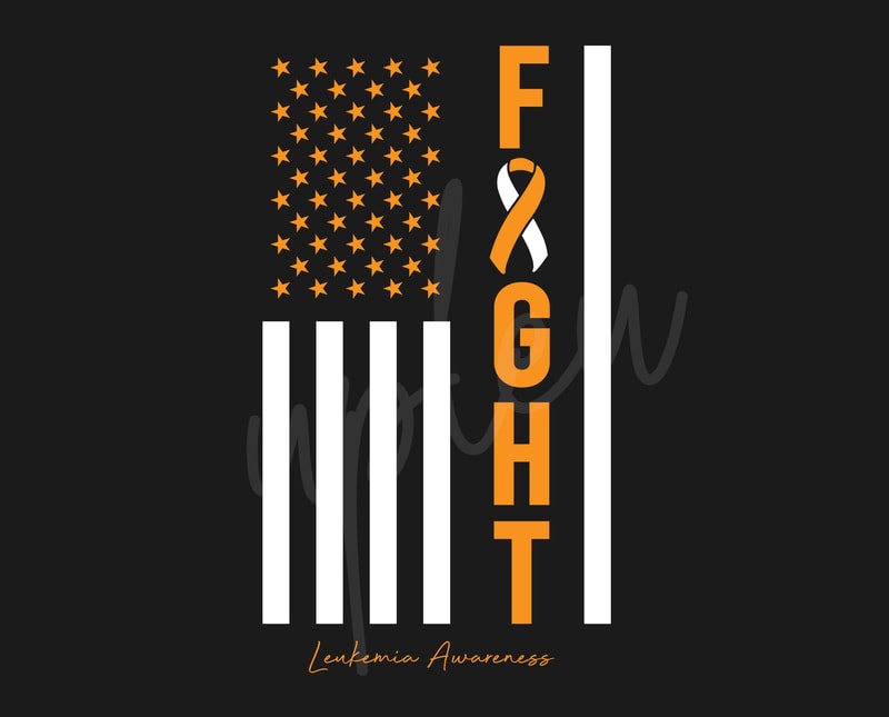 Download Leukemia SVG, Leukimia Awareness SVG, Orange Ribbon SVG, Fight Cancer svg, Fight Flag svg ...