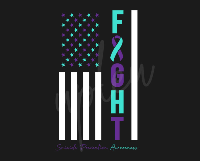 Suicide Prevention SVG, Suicide Prevention Awareness SVG, Purple Ribbon SVG,Fight Flag svg, Fight Cancer svg, Awareness Tshirt svg, Digital Files