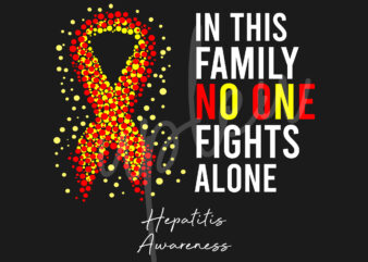 Hepatitis SVG,In This Family No One Fights Alone Svg, Hepatitis Awareness SVG,Teal Ribbon SVG, Fight Cancer svg, Awareness Tshirt svg, Digital Files