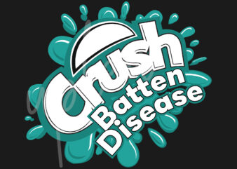 Crush Batten Disease SVG, Crush Batten Disease Awareness SVG, Teal Ribbon SVG, Fight Cancer svg, Awareness Tshirt svg, Digital Files, Digital Download