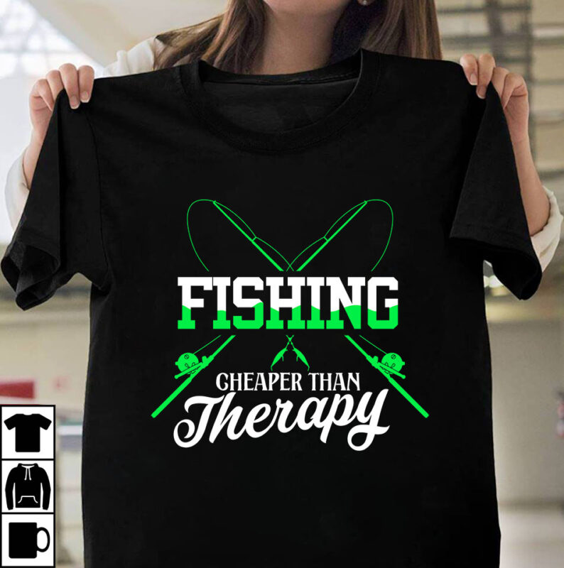 Fishing Bundle Part 2 - 50 Designs - 90% OFF - Buy t-shirt designs