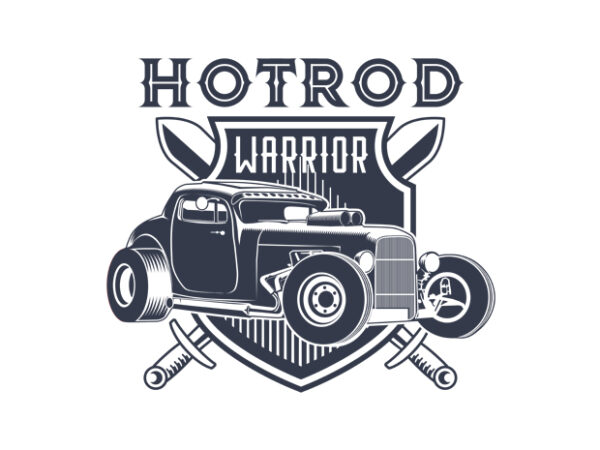 Hotrod warrior graphic t shirt