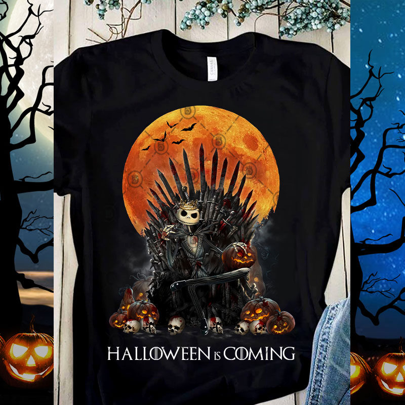 Halloween Is Coming Jack Skellington PNG, Jack Skellington , Halloween Day , Digital Download
