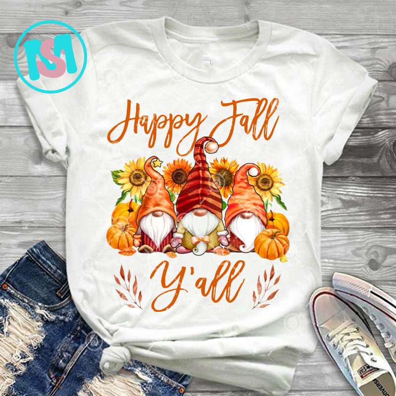 Happy Fall Y'all Sunflower PNG, Three Gromes PNG, Sunflower PNG, Halloween PNG, Pumpkin PNG, Digital Download