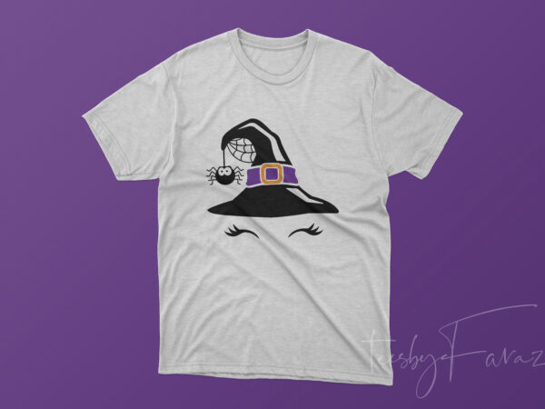 Halloween witch hat artwork for sale graphic t shirt