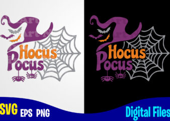 Hocus Pocus, Halloween, Halloween svg, Funny Halloween design svg eps, png files for cutting machines and print t shirt designs for sale t-shirt design png