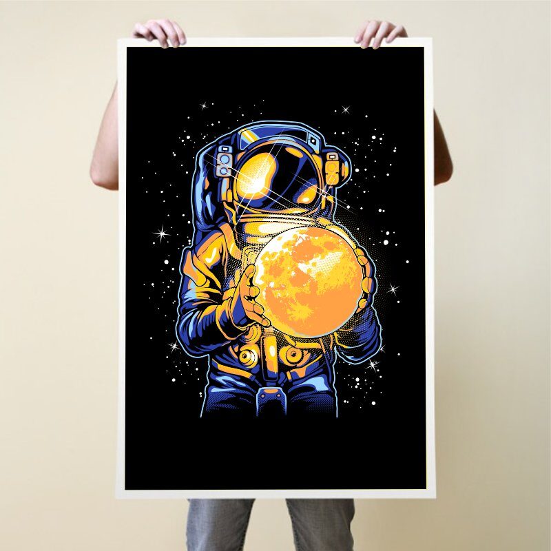 t-shirt vector Astronaut T-shirt Designs Bundle Part 5