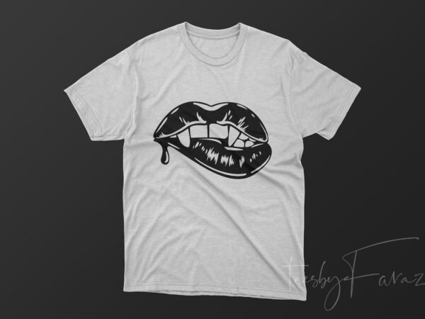 Black lips artwork for t shirt deisgns