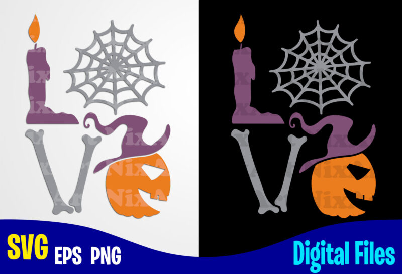 Love Halloween, Pumpkin svg, Halloween, Halloween svg, Funny Halloween design svg eps, png files for cutting machines and print t shirt designs for sale t-shirt design png