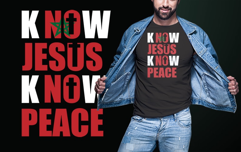 9 BUNDLES know jesus know peace jesus christian christmas psd png jpeg tshirt designs