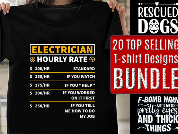 20 top selling t-shirt designs bundle