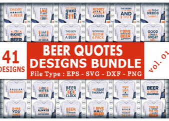 41 Best Selling Beer Tshirt designs Bundle – Limited Time Only