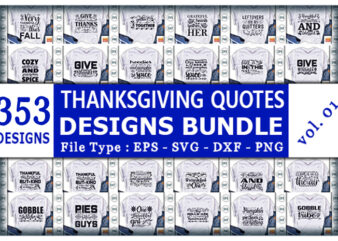 Best Selling Thanksgiving Quotes Tshirt designs Bundle