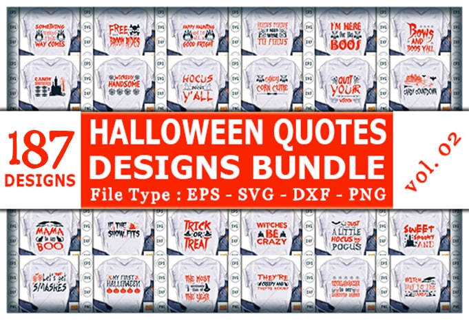 Best Selling Halloween Quotes Tshirt designs Bundle
