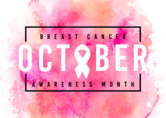 October Breast Cancer Awareness Month – eps – png – ai banner style design