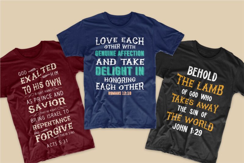 Christmas bible verses bundle T-shirt deisgn SVG PNG EPS, Typography lettering t shirts designs bundles, Bible verses bundle svg vector