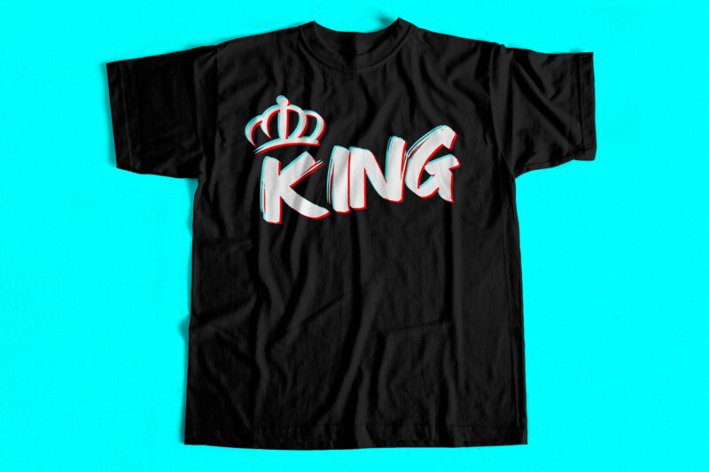 King Typography t-shirt design