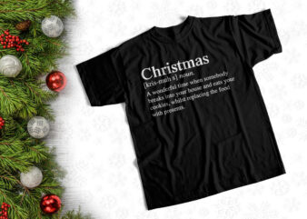 Christmas Definition T-shirt design
