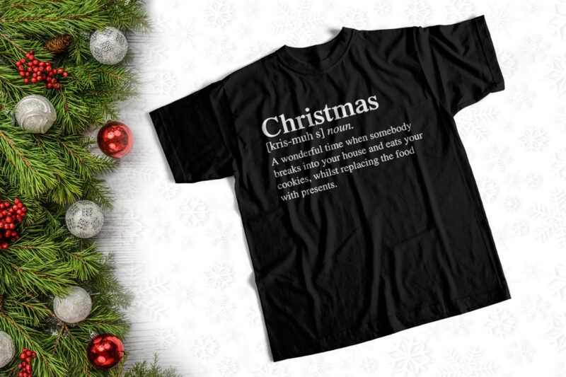 Christmas Definition T-shirt design