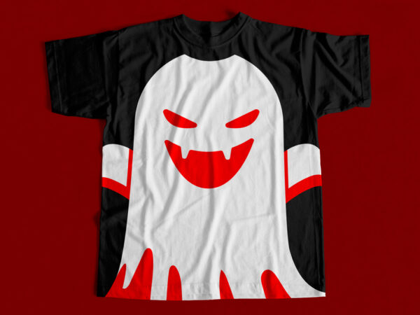 Halloween ghost t shirt design – buy t shirt designs