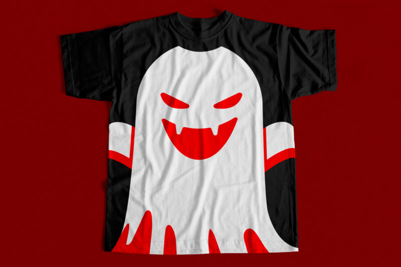Halloween Ghost T shirt design – buy t shirt designs