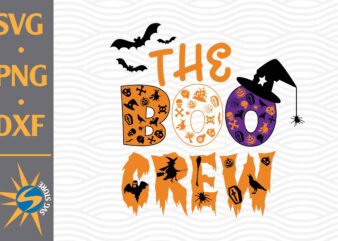 The Boo Crew SVG, PNG, DXF Digital Files