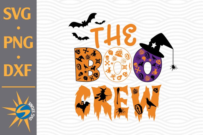 The Boo Crew SVG, PNG, DXF Digital Files