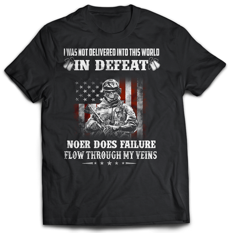 VETERAN in deveat psd file editable tshirt design part2 no 12