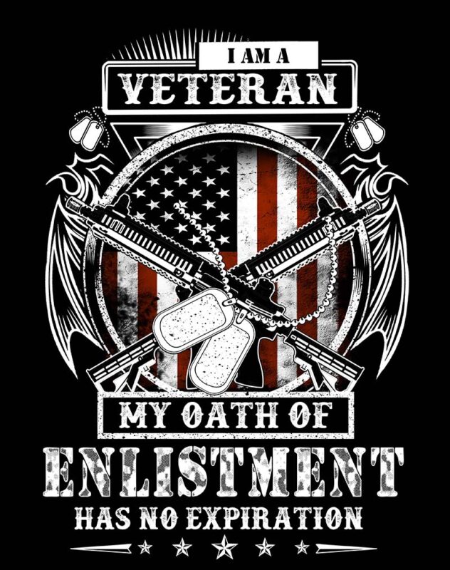 i am a veteran, psd file editable text tshirt design part2 no 24
