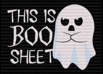 This is Boo Sheet svg, funny Halloween svg, pumpkin svg, funny ghost svg, boo sheet halloween svg