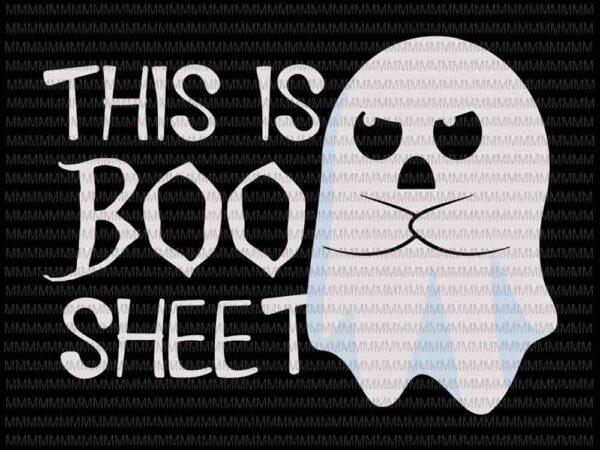 This is boo sheet svg, funny halloween svg, pumpkin svg, funny ghost svg, boo sheet halloween svg t shirt designs for sale