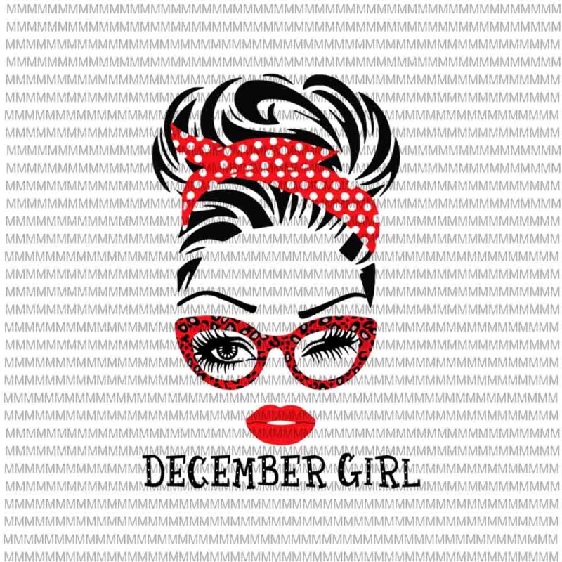 Download December girl svg, face eys svg, winked eye svg, September ...