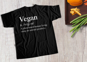 Vegan Definition t-shirt design