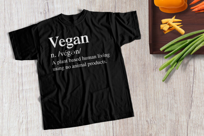 Vegan Definition t-shirt design