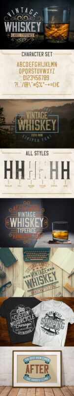 Whiskey Fonts Bundle