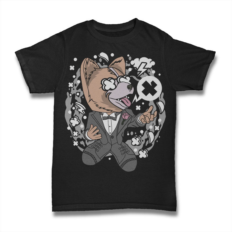 30 Animal Cartoon Tshirt Designs Bundle